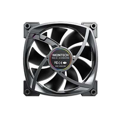 Вентилятор для корпуса Montech AX120 PWM, Черный (AX120 PWM (B))