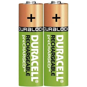 Аккумулятор Duracell Turbo AA HR6/DX1500, 2500mAh/1.2V, NiMH, в блоке 2 шт. (AA HR6/DX1500)