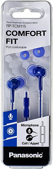  Проводные наушники Panasonic (RP-TCM115GCA (синий))