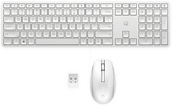 Клавиатура+мышка HP 655 Wireless White (860P8AA)