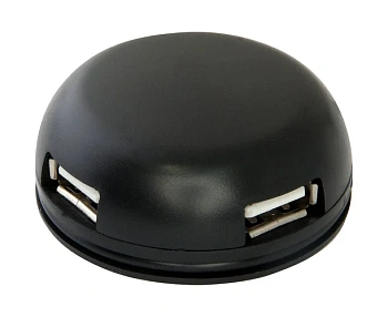 4-портовый мини-разветвитель USB 2.0 Defender Quadro Light Мини-хаб Defender Quadro Light (Black) (83201)