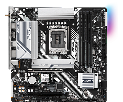  Материнская плата ASRock B760M Pro RS/D4 WiFi (90-MXBKZ0-A0UAYZ)