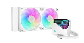 Кулер с водяным охлаждением Deepcool LT240 WH ARGB (R-LT240-WHAMNC-G-1)