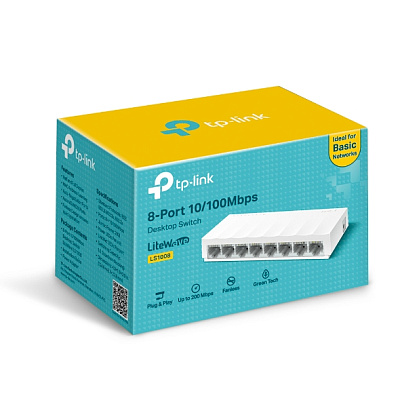 Коммутатор TP-Link LiteWave LS1008 (LS1008(UN) V1.0/LS1008(UN) V2.0)