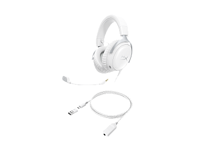 Наушники-гарнитура игровые HyperX Cloud III белый (BS7C1AA)