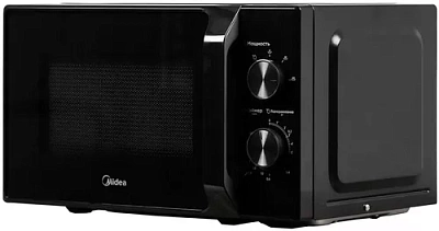 Микроволновая печь Midea MM720C2MV-B, Black, 700 Вт, 20 л, Solo (MM720C2MV-B)