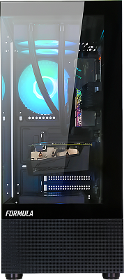 Компьютерный корпус Formula V Crystal Z1+ Black без Б/П (Crystal Z1+ Black)