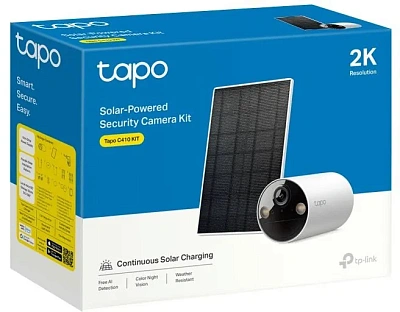 Беспроводная камера видеонаблюдения TP-Link Tapo C410 KIT с солнечной панелью (Tapo C410 KIT(EU))