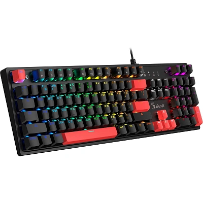 Клавиатура A4Tech Bloody S510R, Fire Black Mult Gaming Blacklight,BLMS Brown USB (S510R /FIRE BLACK/BROWN)