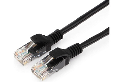 Патч-корд UTP Cablexpert, кат. 5e, 15м, чёрный (PP10-15M/BK)