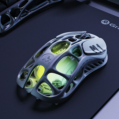 Мышь GravaStar Mercury M1 Pro, Gray (GRAVASTAR M1 PRO_GRY)