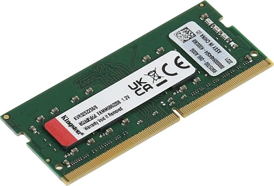 Оперативная память для ноутбука Kingston KVR32S22S8/8WP DDR4 SO-DIMM 8Gb 3200MHz (KVR32S22S8/8WP)
