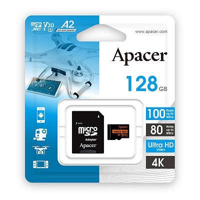 Карта памяти Apacer AP128GMCSX10U8-R 128GB (AP128GMCSX10U8-R)