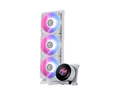 Водяное охлаждение для CPU MSI MPG CORELIQUID P13 360, Белый (MPG CORELIQUID P13 360 WHITE)