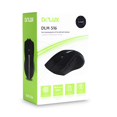 Компьютерная мышь  Delux DLM-516OGB (DLM-516OGB)