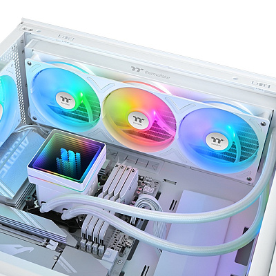 Кулер с водяным охлаждением Thermaltake TH360 V3 ARGB Sync Snow Edition (CL-W468-PL12SW-A)