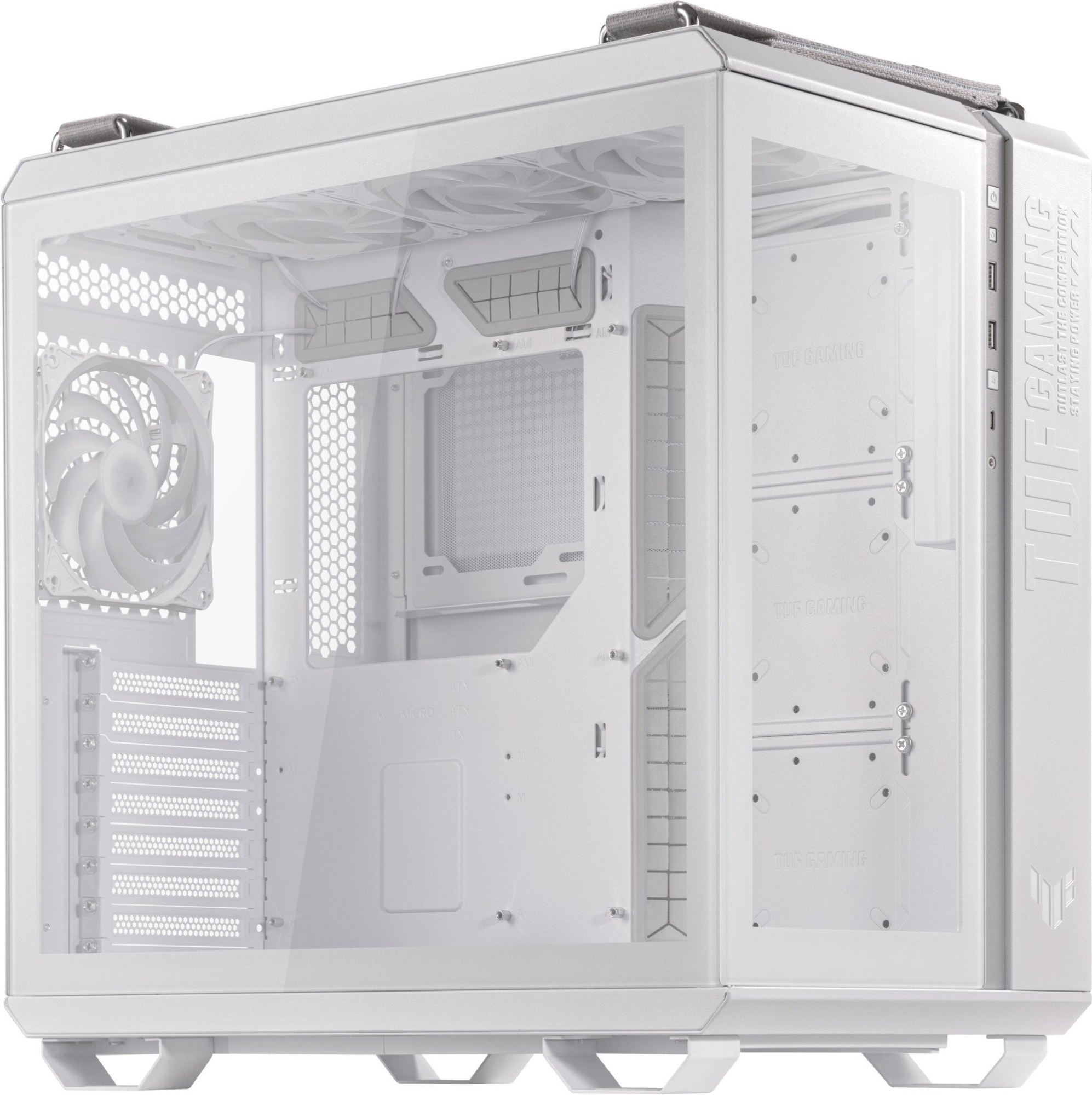 Корпус ASUS TUF Gaming GT502 PLUS TG ARGB WHITE (TUF GAMING GT502 PLUS TG ARGB WHITE)