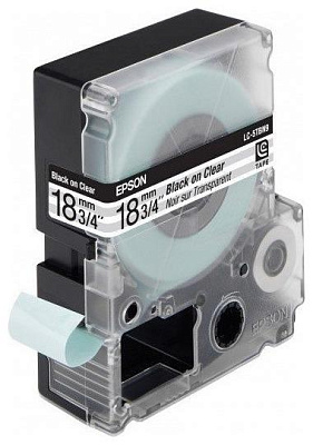 Лента Epson C53S655008  LK-5TBN Прозрачная лента 18мм, 9м (C53S655008)
