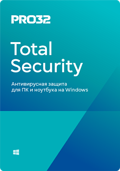 Антивирус PRO32 Total Security – лицензия на 1 год на 1 устройство (PRO32-PTS-NS(ALEKEY)-1-1 KZ)
