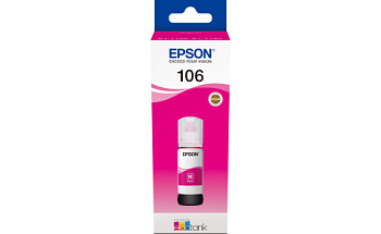 Контейнер с пурпурными чернилами Epson C13T00R340 106 EcoTank MA Ink Bottle (C13T00R340)