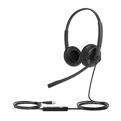 Гарнитура Yealink UH34 SE Dual UC Дуо, Проводная, USB и 3,5mm jack (UH34 SE Dual UC)