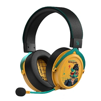 Наушники беспроводные игровые A4tech Bloody MR595 Renegade Yellow (MR595 Renegade Yellow)