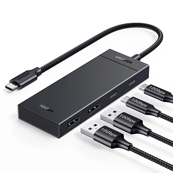 USB-хаб Ugreen CM806 Black (35583)