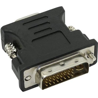 Переходник DVI-VGA Cablexpert A-DVI-VGA, 29M/15F, пакет (A-DVI-VGA)