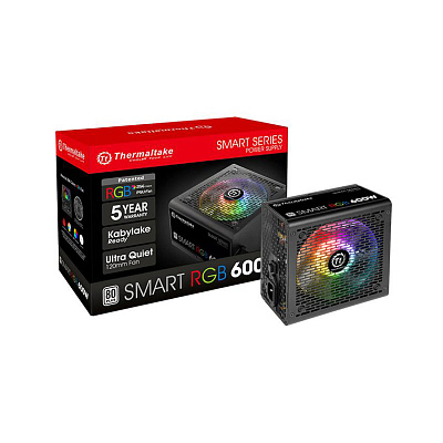 Блок питания Thermaltake Smart RGB 600W (PS-SPR-0600NHSAWE-1)