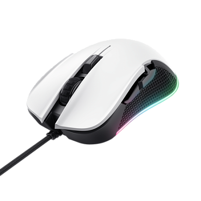 Мышь игровая Trust GXT 922W YBAR белый (24730)