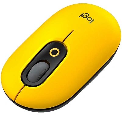 Мышь беспроводная Logitech POP MOUSE, Blast Yellow (910-006546)