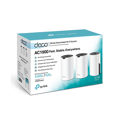 Домашняя Mesh-система Wi-Fi 5 TP-Link Deco S7 (3-pack) (Deco S7 (3-pack))