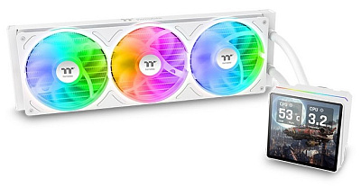 Кулер с водяным охлаждением Thermaltake TH360 V3 Ultra ARGB Sync Snow Edition (CL-W476-PL12SW-A)