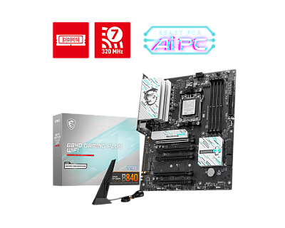 Материнская плата MSI B840 GAMING PLUS WIFI (B840 GAMING PLUS WIFI)