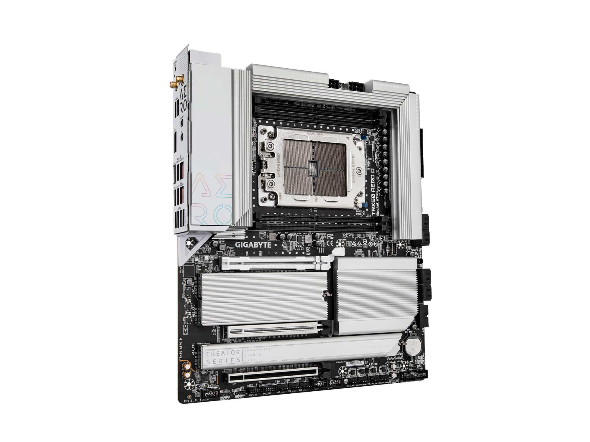 Материнская плата GIGABYTE TRX50 AERO D, sTR5, TRX50, E-ATX (TRX50 AERO D)