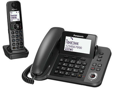 Радиотелефон PANASONIC KX-TGF320RUM Black (KX-TGF320RUM)