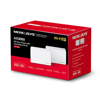 Домашняя Mesh Mercusys Halo H80X(2-pack) (Halo H80X(2-pack))