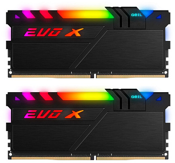 Оперативная память  16GB Kit (2x8GB) GEIL DDR4 PC4-25600 3200MHz EVO X II Black с RGB GEXSB416GB3200C16ADC (GEXSB416GB3200C16ADC) Оперативная память  16GB Kit (2x8GB) GEIL DDR4 PC4-25600 3200MHz EVO X II Black с RGB GEXSB416GB3200C16ADC (GEXSB416GB3200C16ADC)