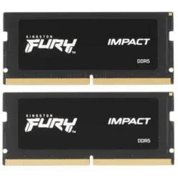 Оперативная память для ноутбука Kingston Fury Impact SO DIMM DDR5 32GB  DDR5 5600MT/s (KF556S40IBK2-32) Оперативная память для ноутбука Kingston Fury Impact SO DIMM DDR5 32GB  DDR5 5600MT/s (KF556S40IBK2-32)