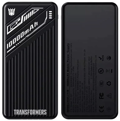 Пауэрбанк Transformers TF-D27, 10000 mAh - Black (TF-D27-BK)