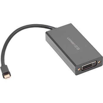 Конвертер Ugreen MD114 Mini DP To HDMI/ VGA/ DVI(24+1) Converter Black, 20418 (20418)