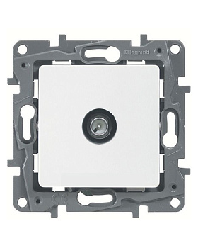 Legrand 672251 Розетка TV Звезда БЕЛ ETIKA (672251)