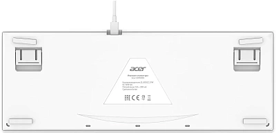 Клавиатура Acer OKW305 White/Blue/Red (ZL.KBDCC.01W)
