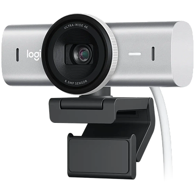 Веб-камера Logitech MX Brio 4K Ultra HD Webcam-PALE GREY-USB- (960-001554)