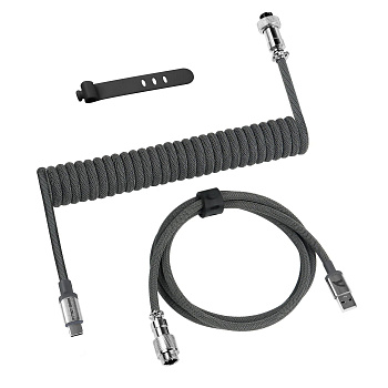 Кабель для клавиатуры Attack Shark C01Pro Grey USB A to Type C (C01Pro Grey)