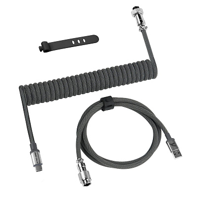 Кабель для клавиатуры Attack Shark C01Pro Grey USB A to Type C (C01Pro Grey)