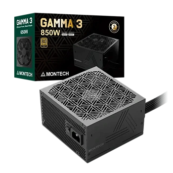 Блок питания Montech  850W, GAMMA 3 850W, Черный (GAMMA 3 850W)