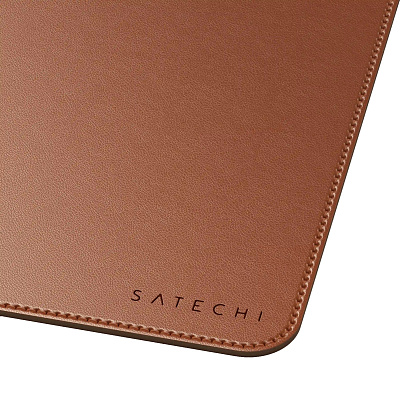 Коврик для мыши SATECHI Vegan-Leather Premium Desk Mat, Brown (ST-LPDMN)