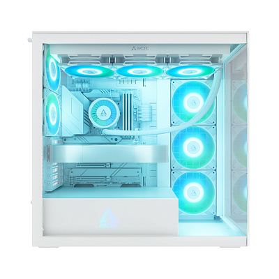 Компьютерный корпус Arctic Xtender, White, Clear Glass (ACPCC00014A)