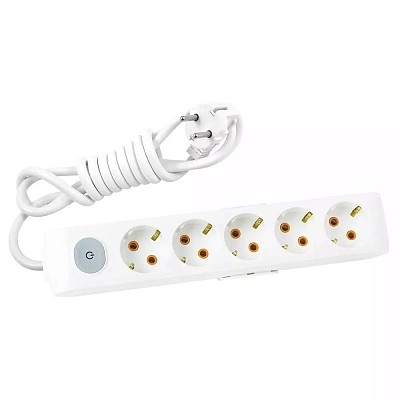 Удлинитель VIKO Multi-Let 5 х 5м (с зазем.+выкл) (90118505)